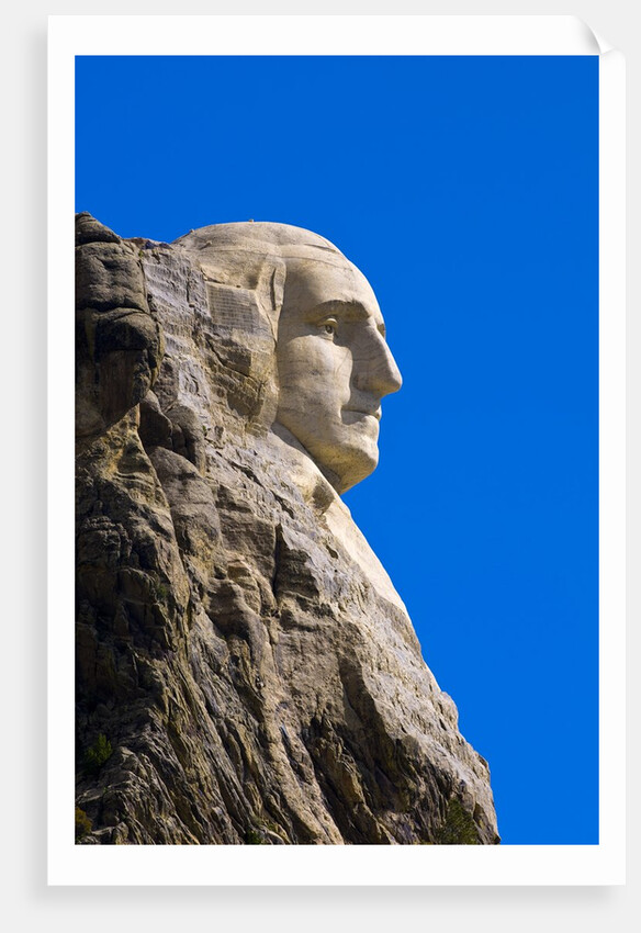 George Washington on Mount Rushmore Memorial by Gutzon Borglum