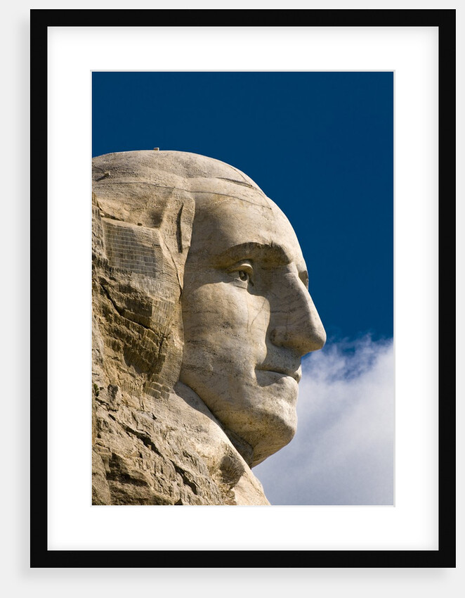 George Washington on Mount Rushmore Memorial by Gutzon Borglum