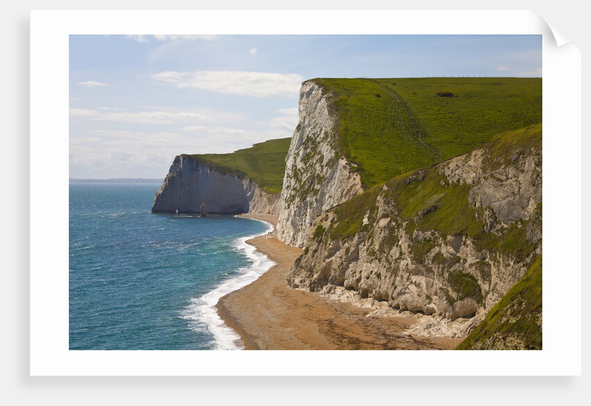 Cliffs above Lulworth Cove on Dorset's Jurassic Coast by Anonymous