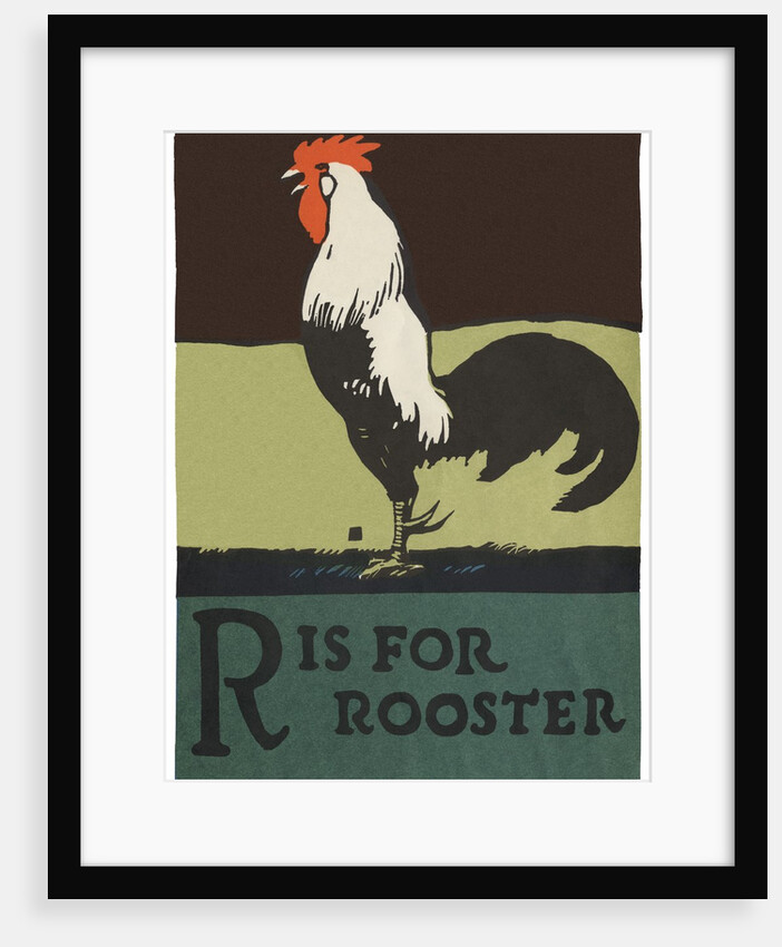 R is for rooster by Anonymous