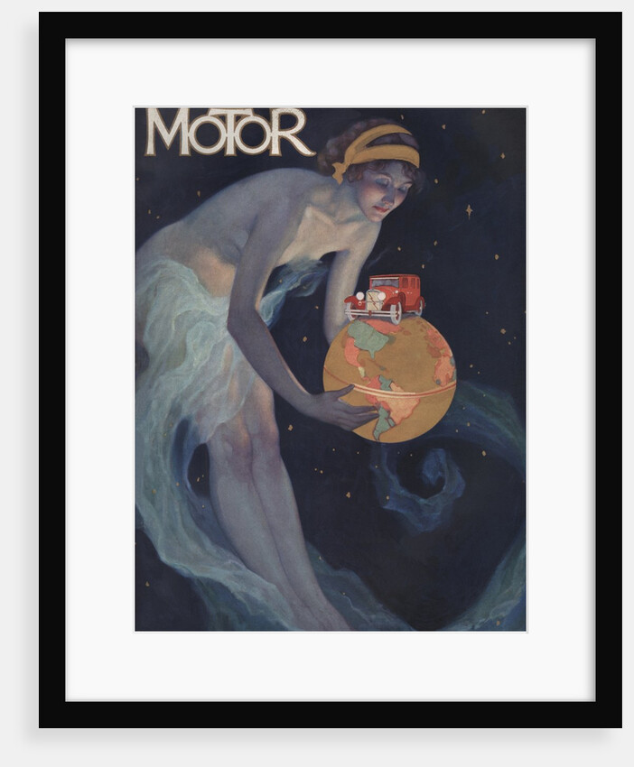 Woman with world in her hands by Anonymous