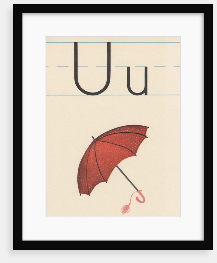 U is for umbrella by Corbis