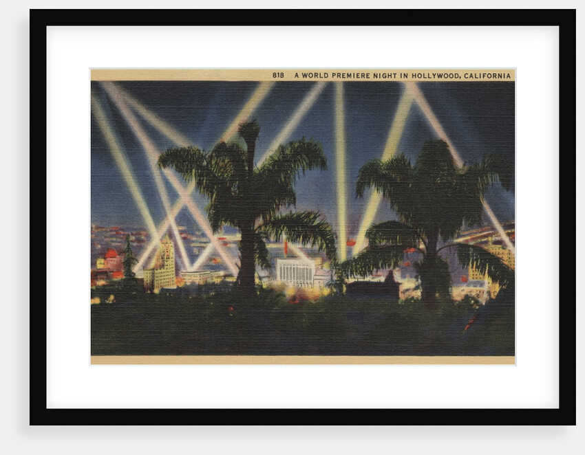 Hollywood postard by Anonymous