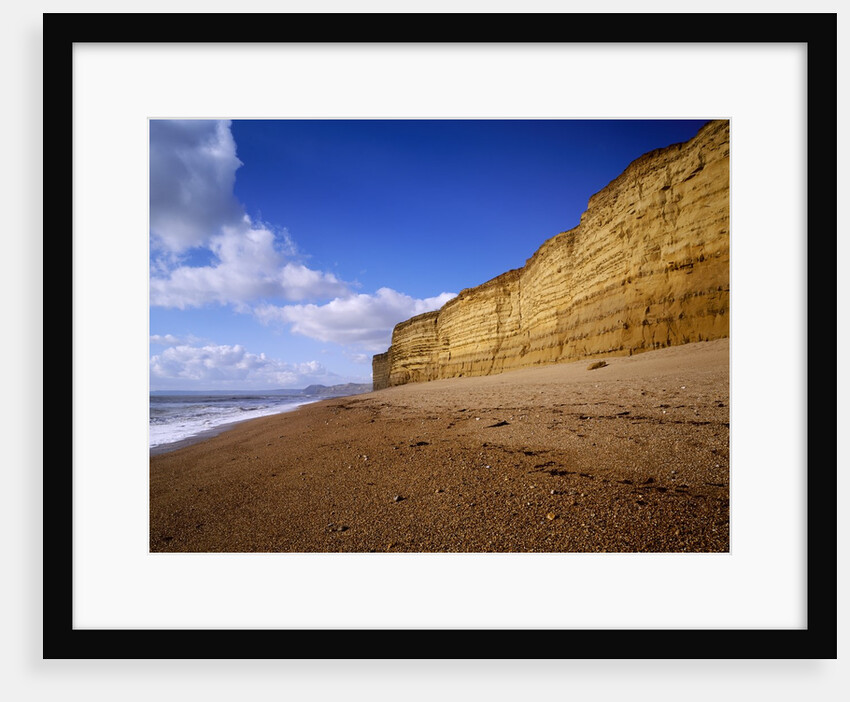 Burton Beach at Burton Bradstock on the Dorset Jurassic Coast by Anonymous