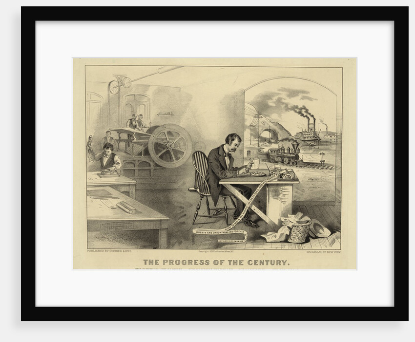 The Progress of the Century by Currier & Ives