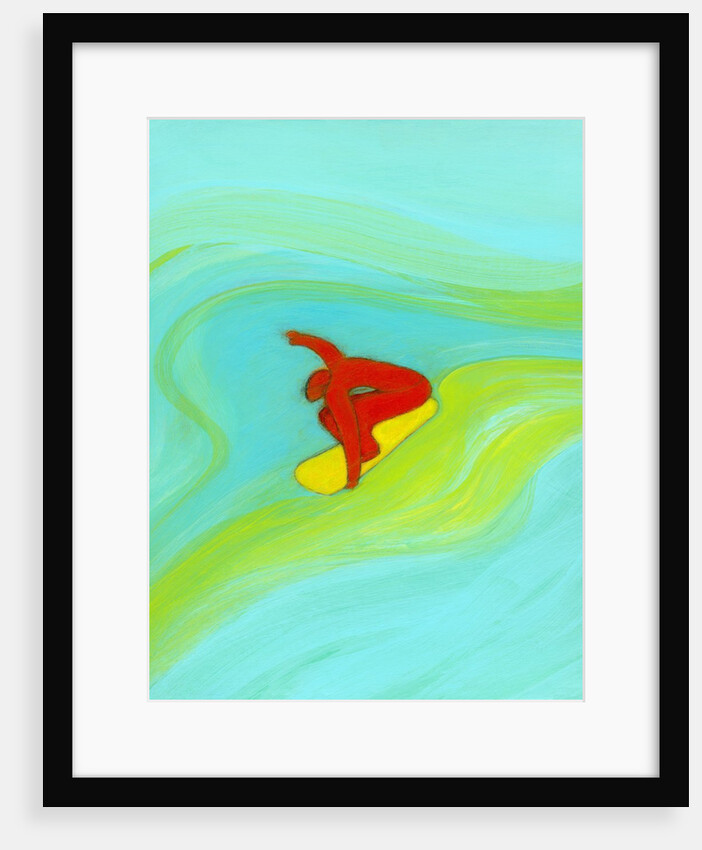 Man surfing by Anonymous