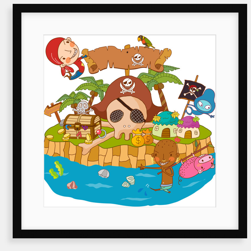Illustration of pirates by Anonymous