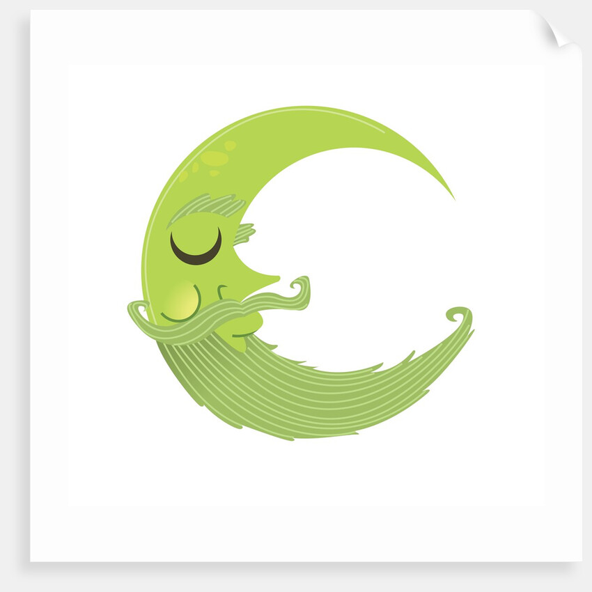 Moon Asleep by Anonymous