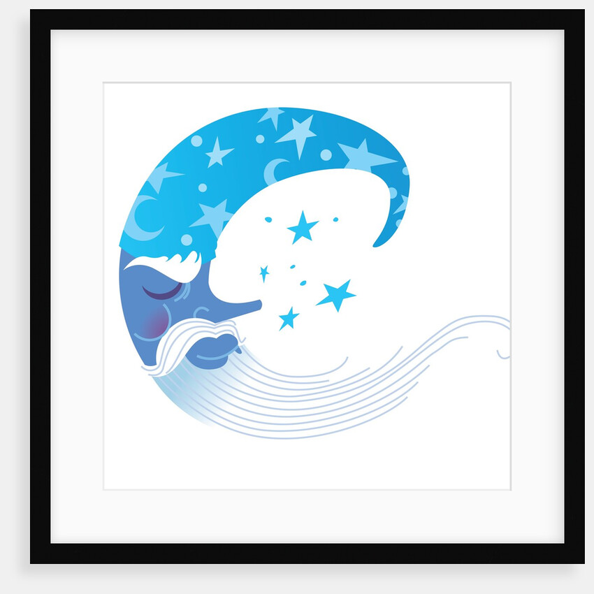 Wizard Moon Asleep by Anonymous