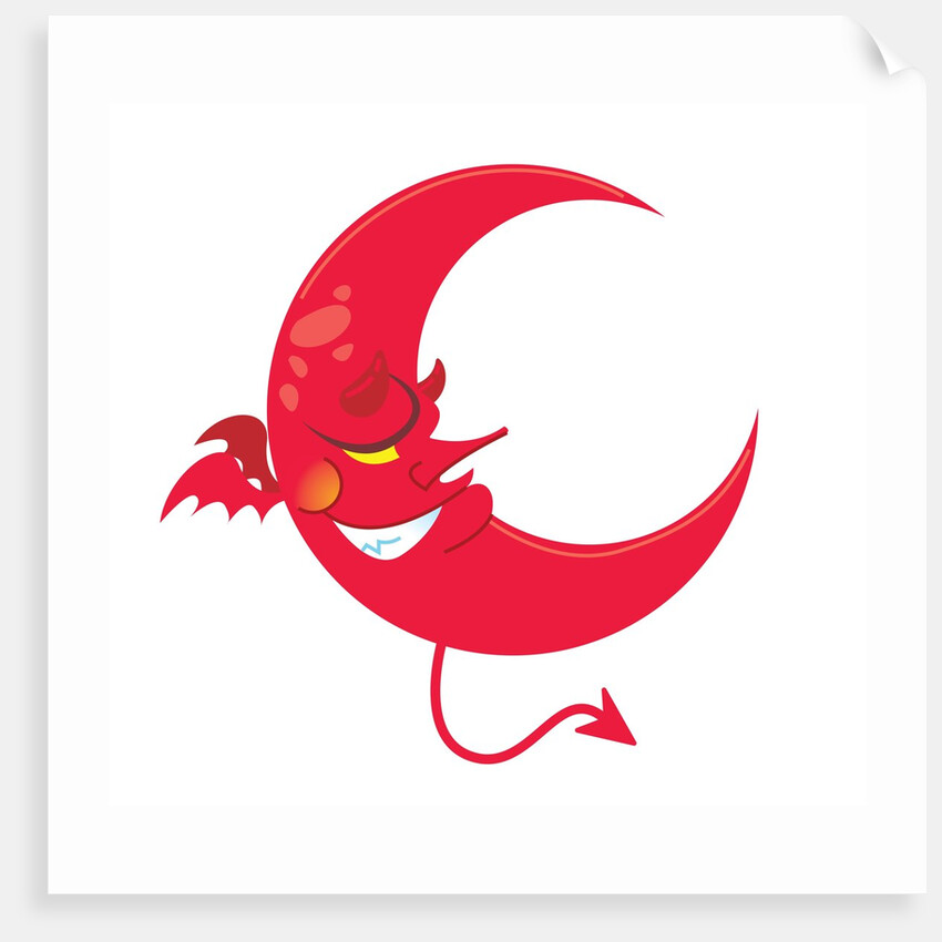 Devil Moon Asleep by Anonymous