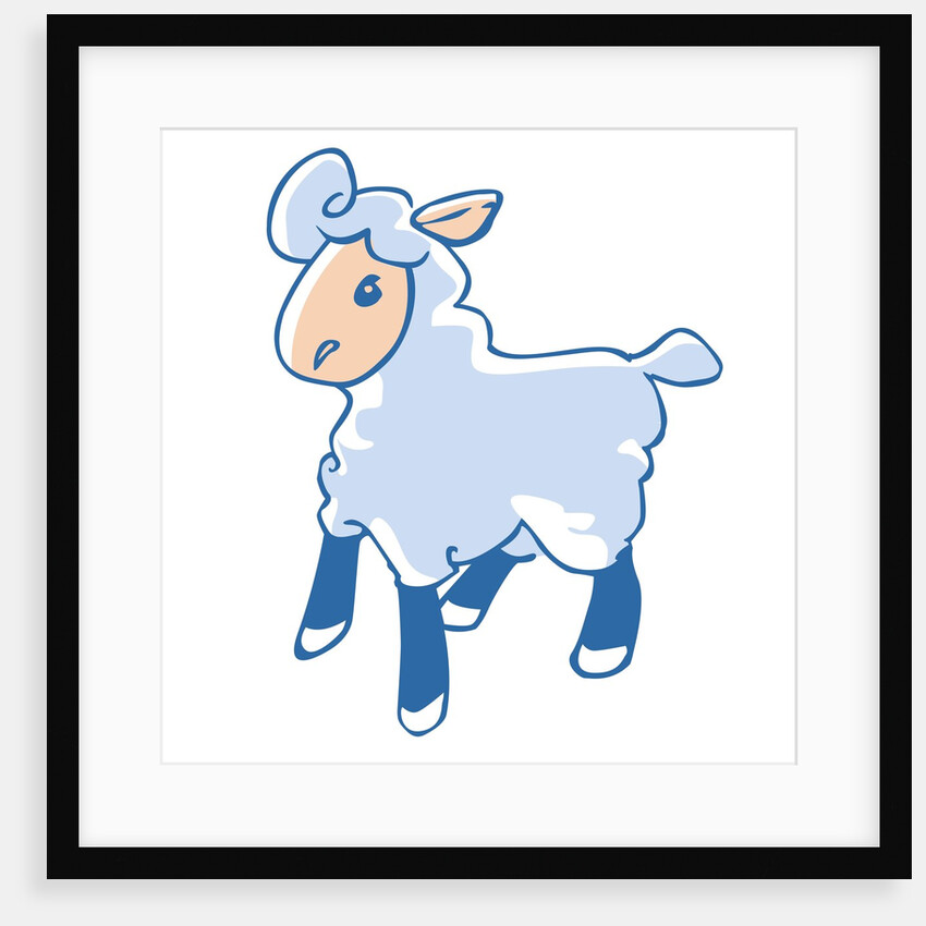 Cartoon Lamb by Anonymous