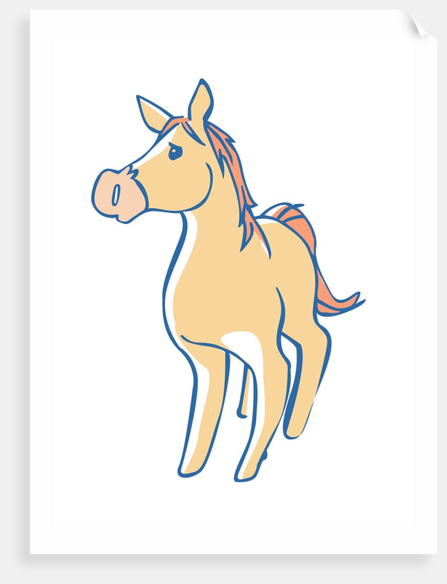 Cartoon Horse by Anonymous