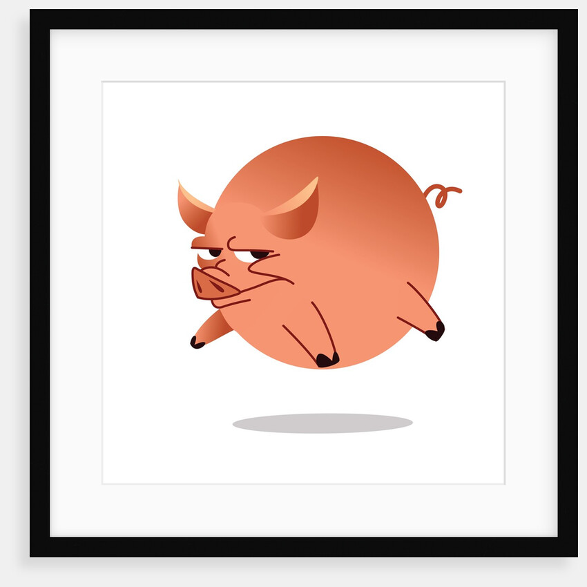 Bloated Floating Pig by Anonymous