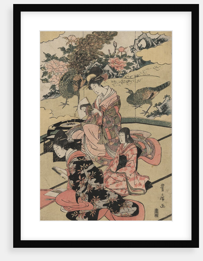 A Daimyo's Mansion by Utagawa Toyohiro