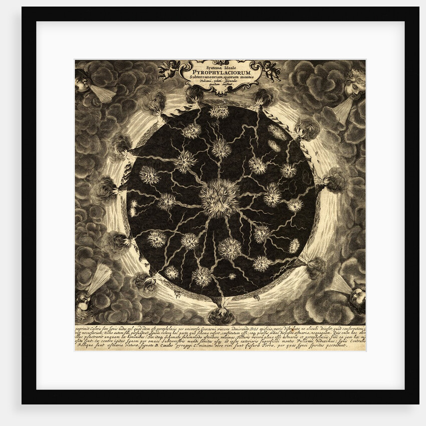 System of subterranean fires by Athanasius Kircher