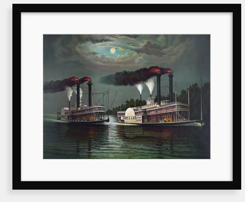 Celebrated race of the steamers Robert E. Lee and Natchez by Anonymous