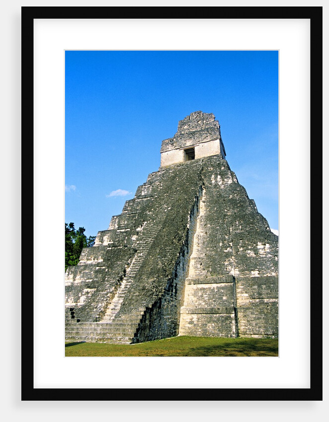 Temple I, The Great Plaza, Tikal National Park, Peten, Guatemala by Anonymous