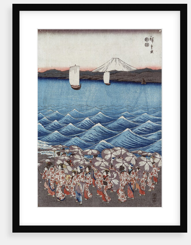 Opening Celebration of Benzaiten Shrine at Enoshima by Ando Hiroshige