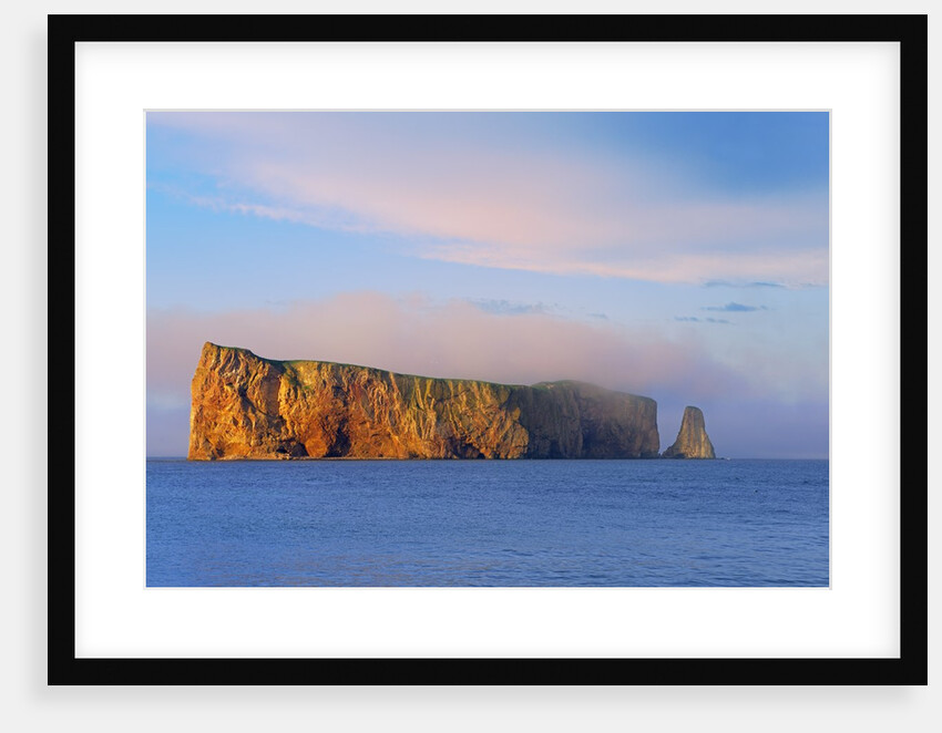 Fog on Roche Perce on Gaspe Peninsula by Anonymous