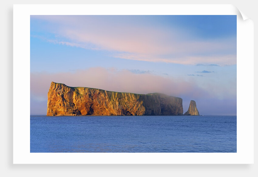 Fog on Roche Perce on Gaspe Peninsula by Anonymous