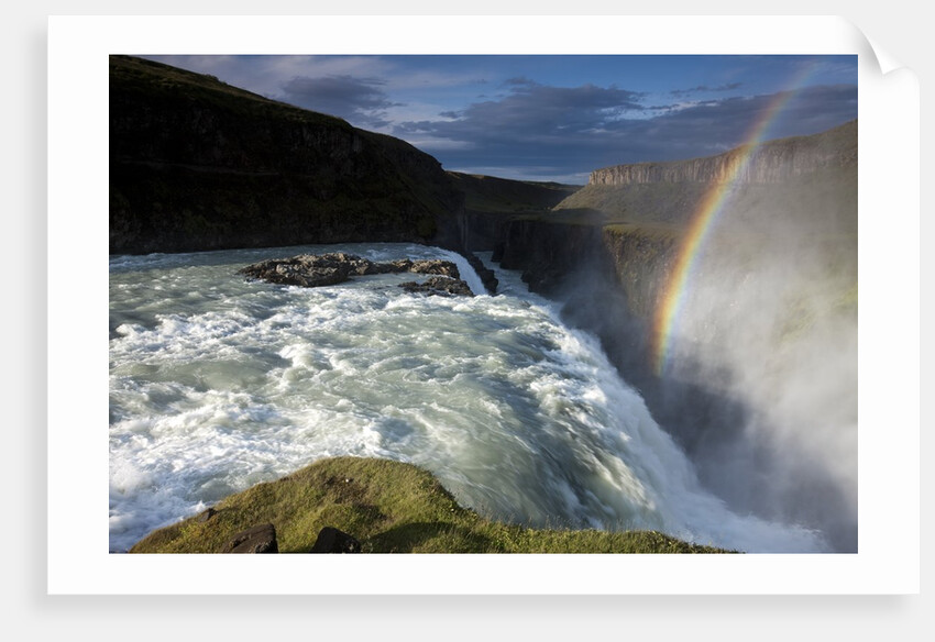 Gullfoss Waterfall, Iceland by Anonymous