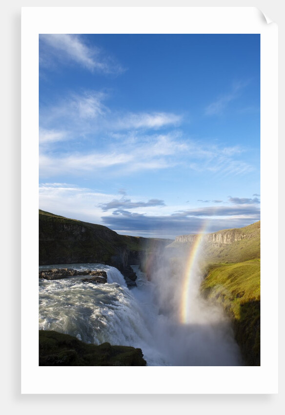 Gullfoss Waterfall, Iceland by Anonymous