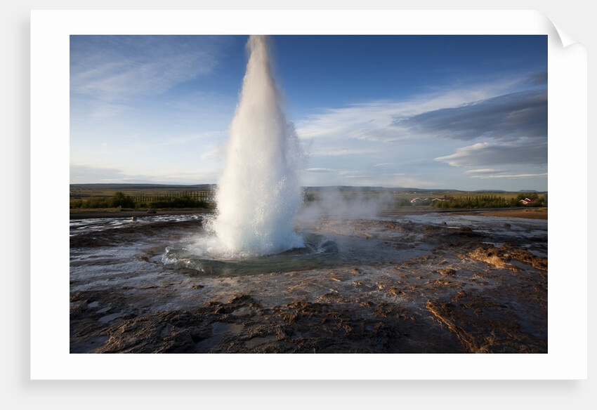 Strokkur Geyser, Geysir, Iceland by Anonymous