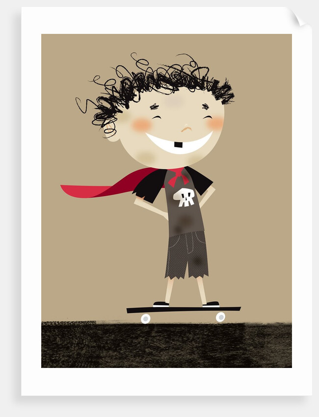 Teenage superhero by Anonymous