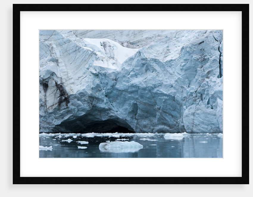 Glacier Ice, Spitsbergen Island, Svalbard, Norway by Anonymous