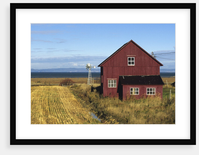 Red Barn, Cacouna, Quebec, Canada by Anonymous