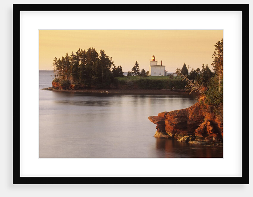 Blockhouse Lighthouse, Rocky Point, Prince Edward Island, Canada by Anonymous