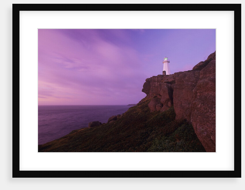 Lighthouse at Cape Spear National Historic Site, Newfoundland, Canada. by Anonymous