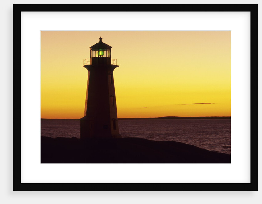 Peggy's Cove at Sunset, Nova Scotia, Canada. by Anonymous