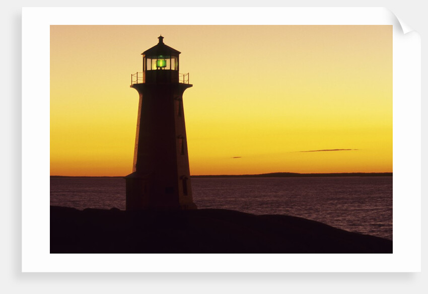 Peggy's Cove at Sunset, Nova Scotia, Canada. by Anonymous