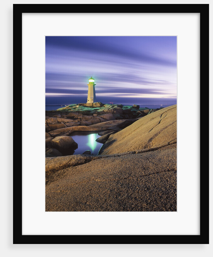 Peggy's Cove Lighthouse, Nova Scotia, Canada. by Anonymous