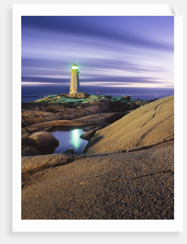 Peggy's Cove Lighthouse, Nova Scotia, Canada. by Anonymous