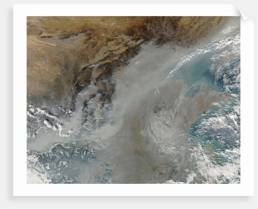 Dense Smog over Eastern China by Anonymous