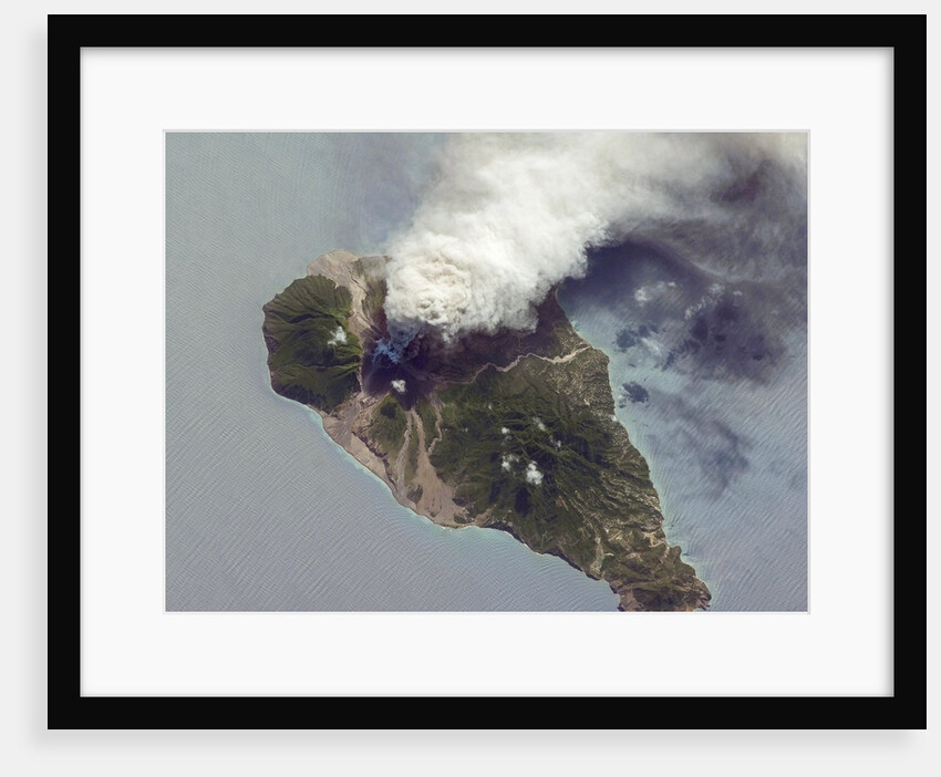 Soufrière Hills Volcano Erupting on Montserrat by Anonymous