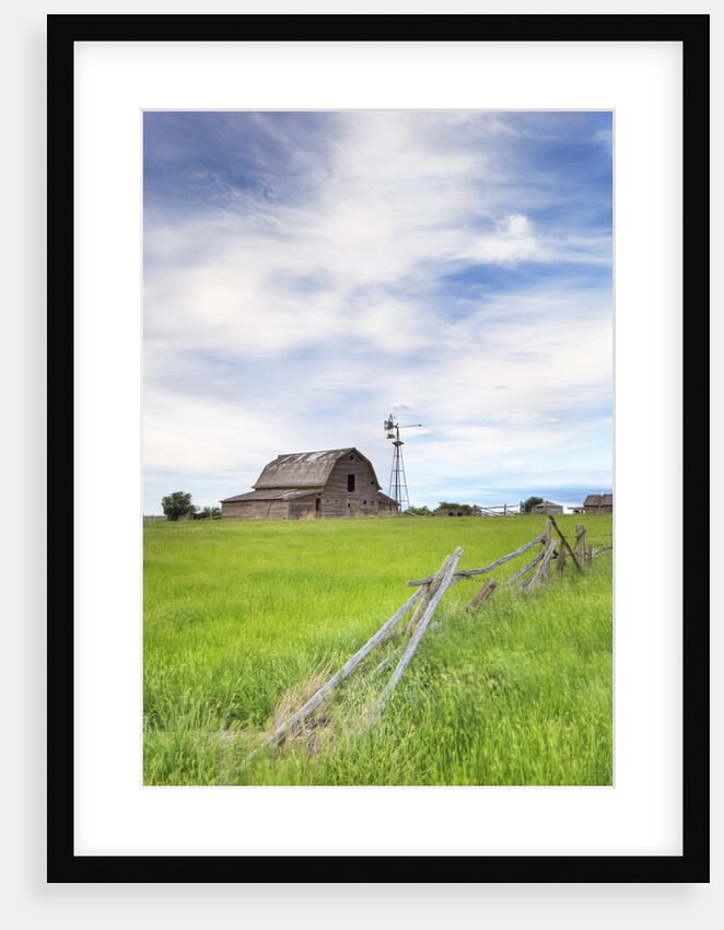 Abandoned Barn, Near Leader, Saskatchewan, Canada by Anonymous