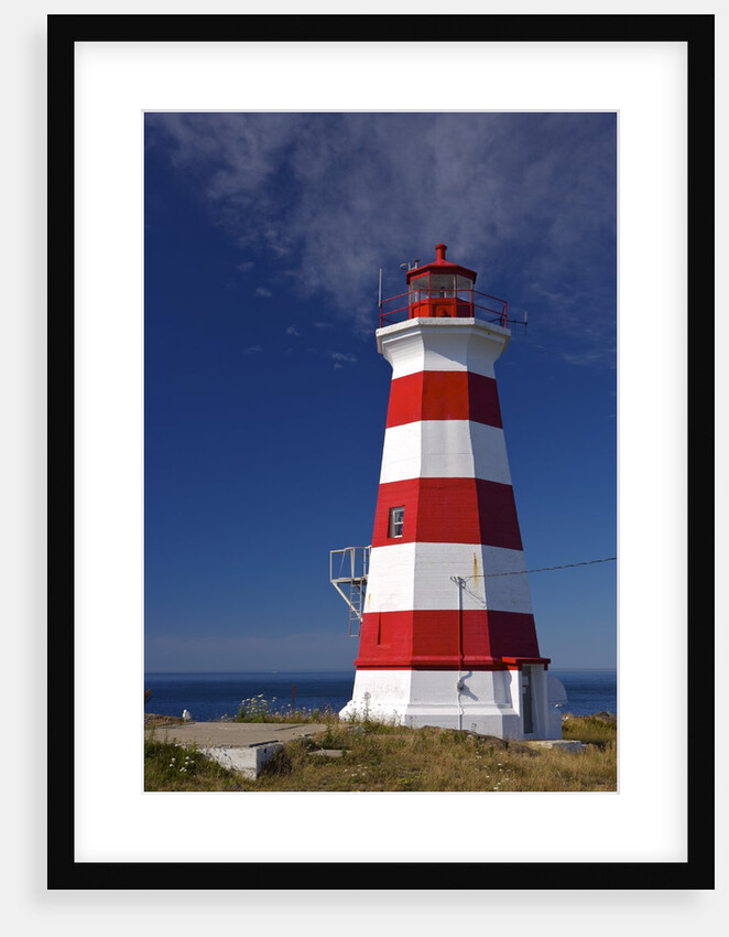 Western Light, Lighthouse on Briar Island, Bay of Fundy, Digby Neck and Islands Scenic Drive, Highway 217, Nova Scotia, Canada. by Anonymous