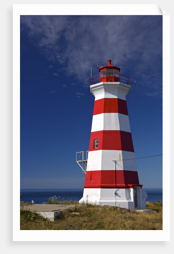 Western Light, Lighthouse on Briar Island, Bay of Fundy, Digby Neck and Islands Scenic Drive, Highway 217, Nova Scotia, Canada. by Anonymous