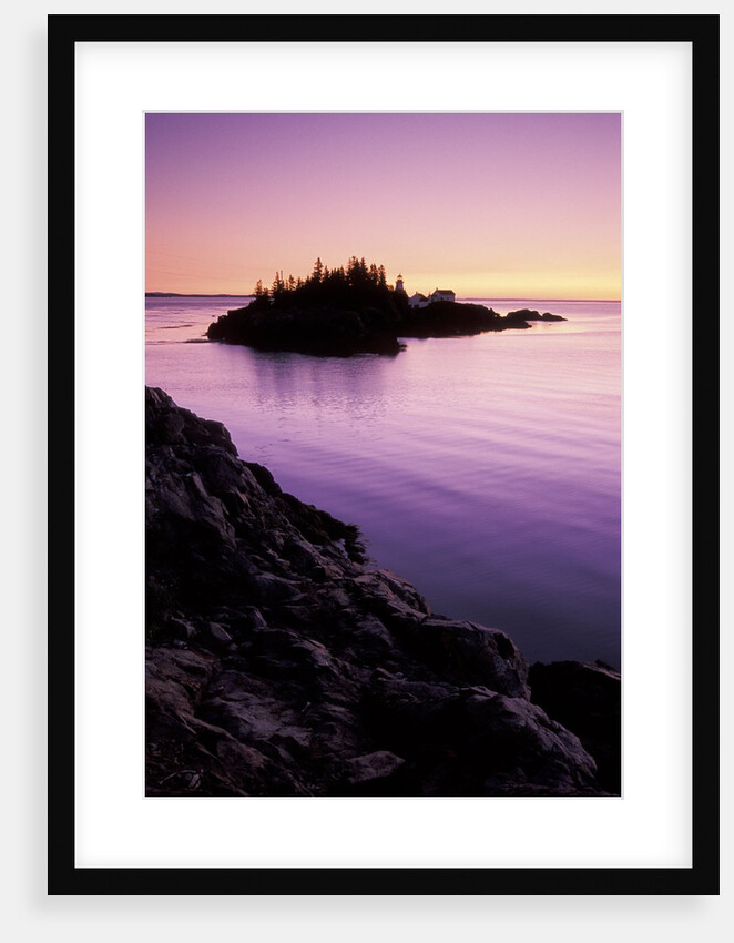 East Quoddy Lighthouse at Sunrise, Campobello Island, New Brunswick, Canada by Anonymous