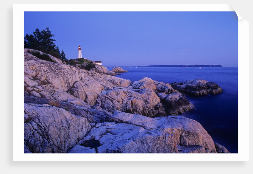 Point Atkinson Lighthouse Guides Mariners into Vancouver Harbour, Lighthouse Park, West Vancouver, Britsh Columbia, Canada. by Anonymous