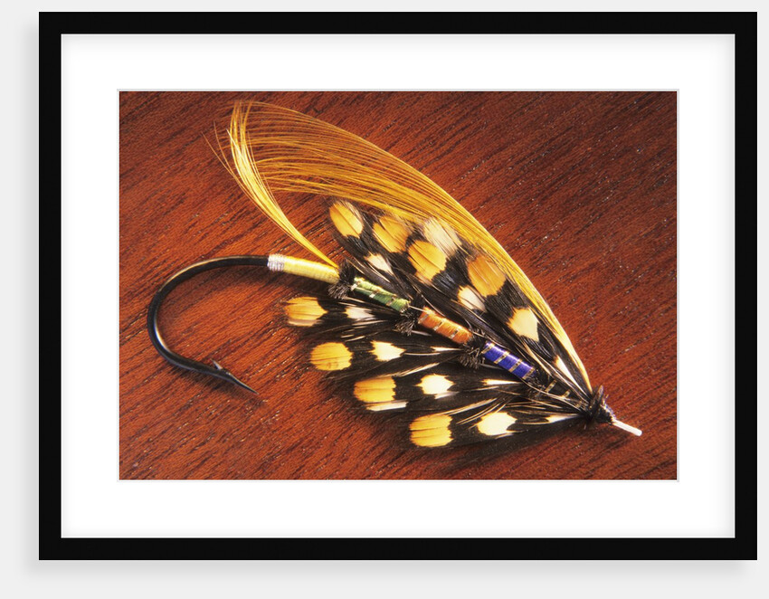 Hand Tied Atlantic Salmon Fishing Fly, British Columbia, Canada. by Anonymous