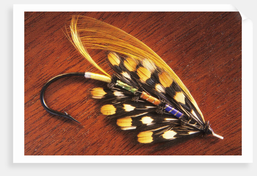 Hand Tied Atlantic Salmon Fishing Fly, British Columbia, Canada. by Anonymous