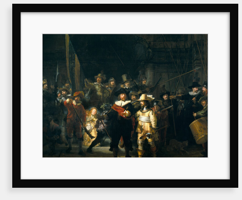 The Company of Frans Banning Cocq and Willem van Ruytenburch by Rembrandt van Rijn