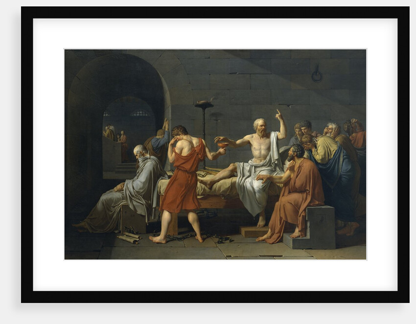 The Death of Socrates by Jacques-Louis David