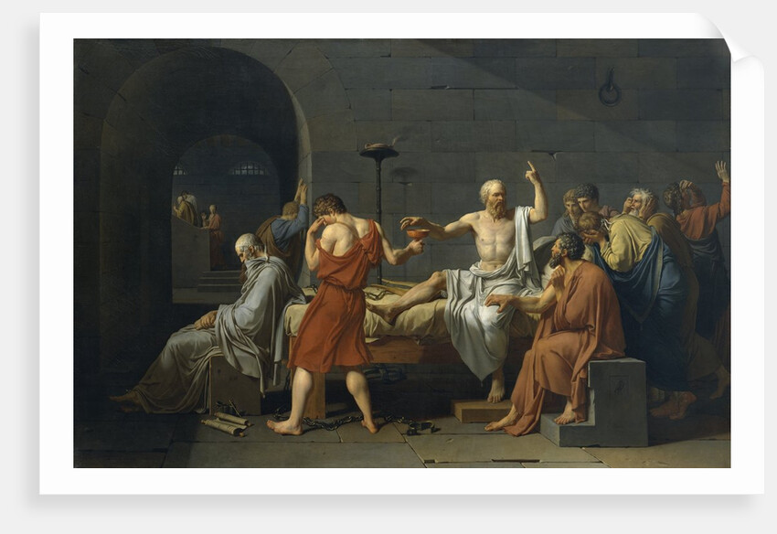 The Death of Socrates by Jacques-Louis David