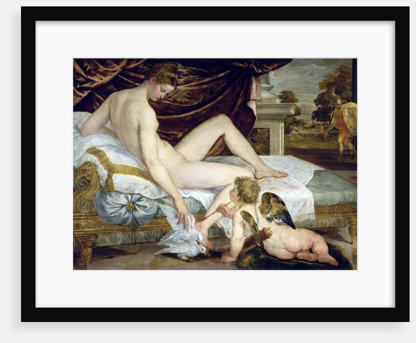 Venus and Love by Lambert Sustris