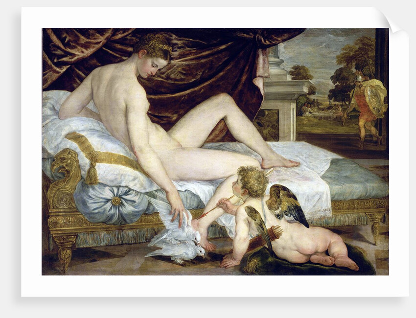 Venus and Love by Lambert Sustris